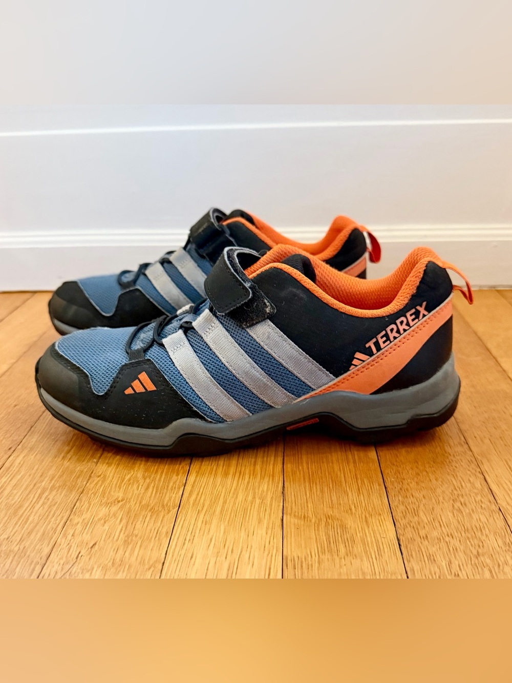adidas Kids Terrex Sneakers in Blue and Orange